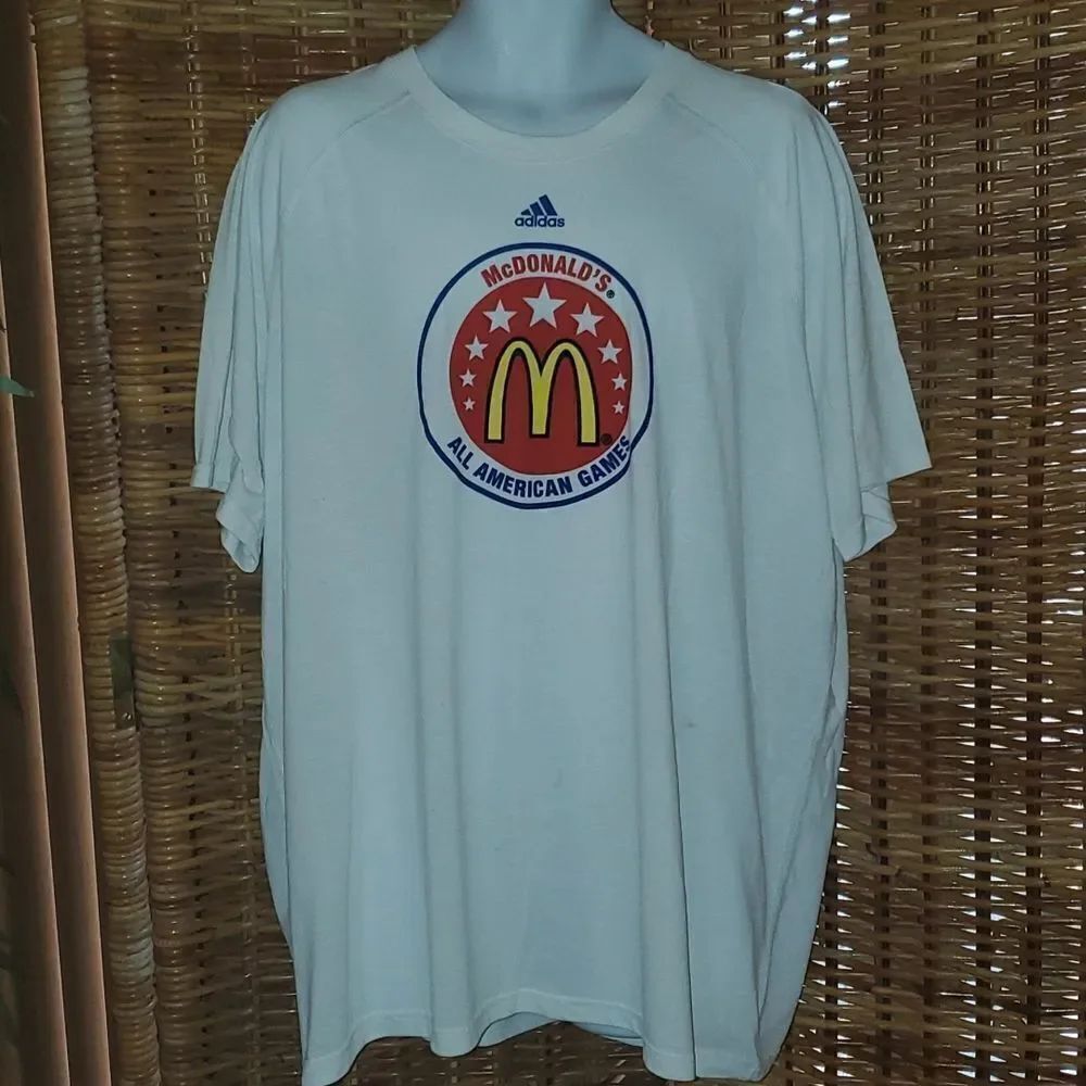 Adidas McDonalds All American Basketball Games T-shirt 3XL